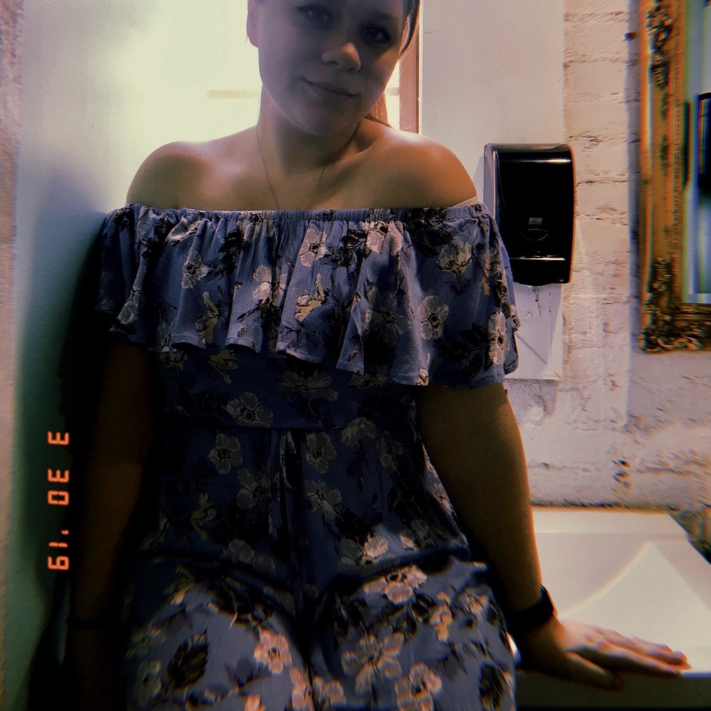 floral jumpsuit